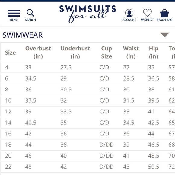 NWT Swimsuits For‎ Black/White Stripe Top Sz 10 - Picture 5 of 5